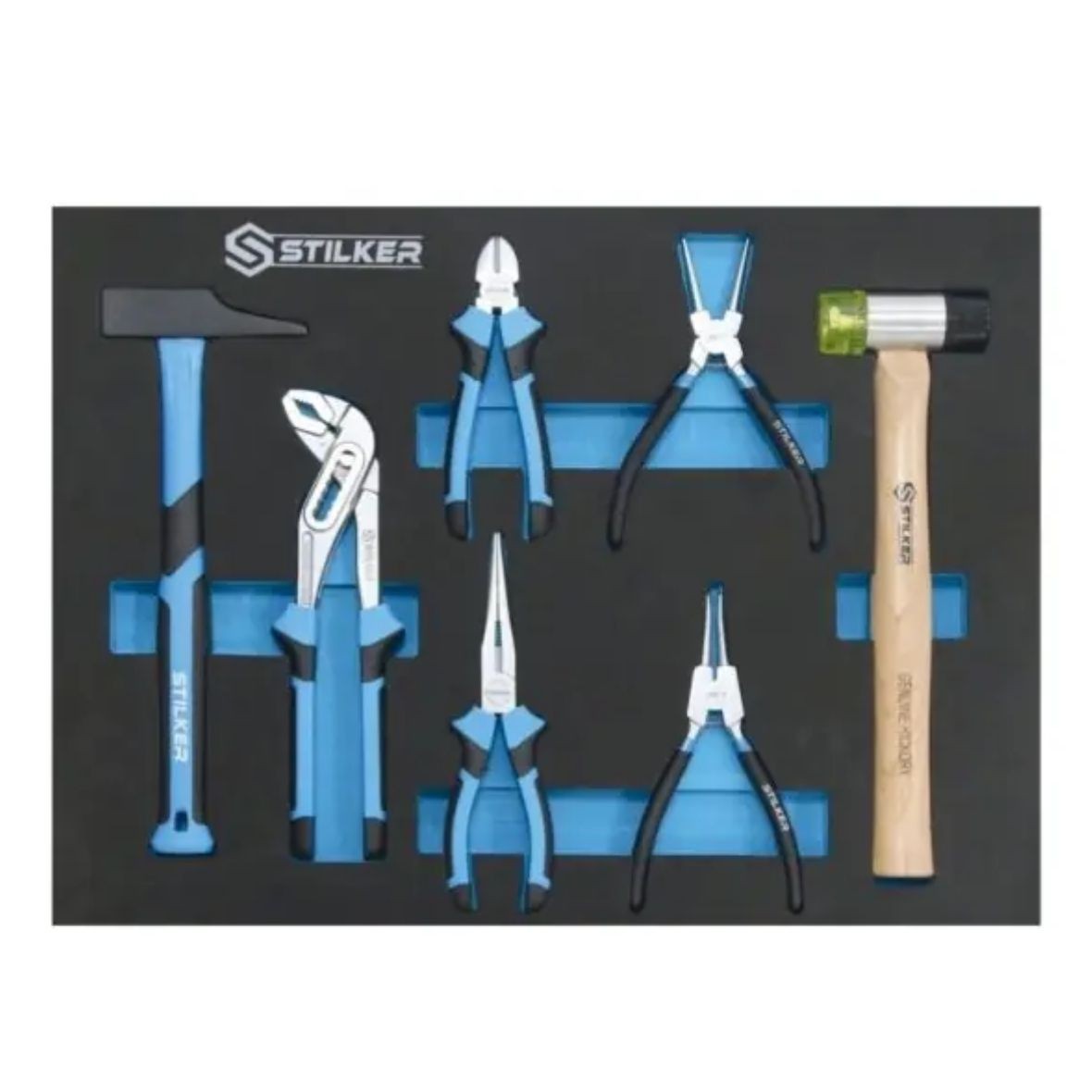 CARRO DE TALLER DE 5 CAJONES CON 130 HERRAMIENTAS-MODULOS DE ESPUMA - Imagen 5