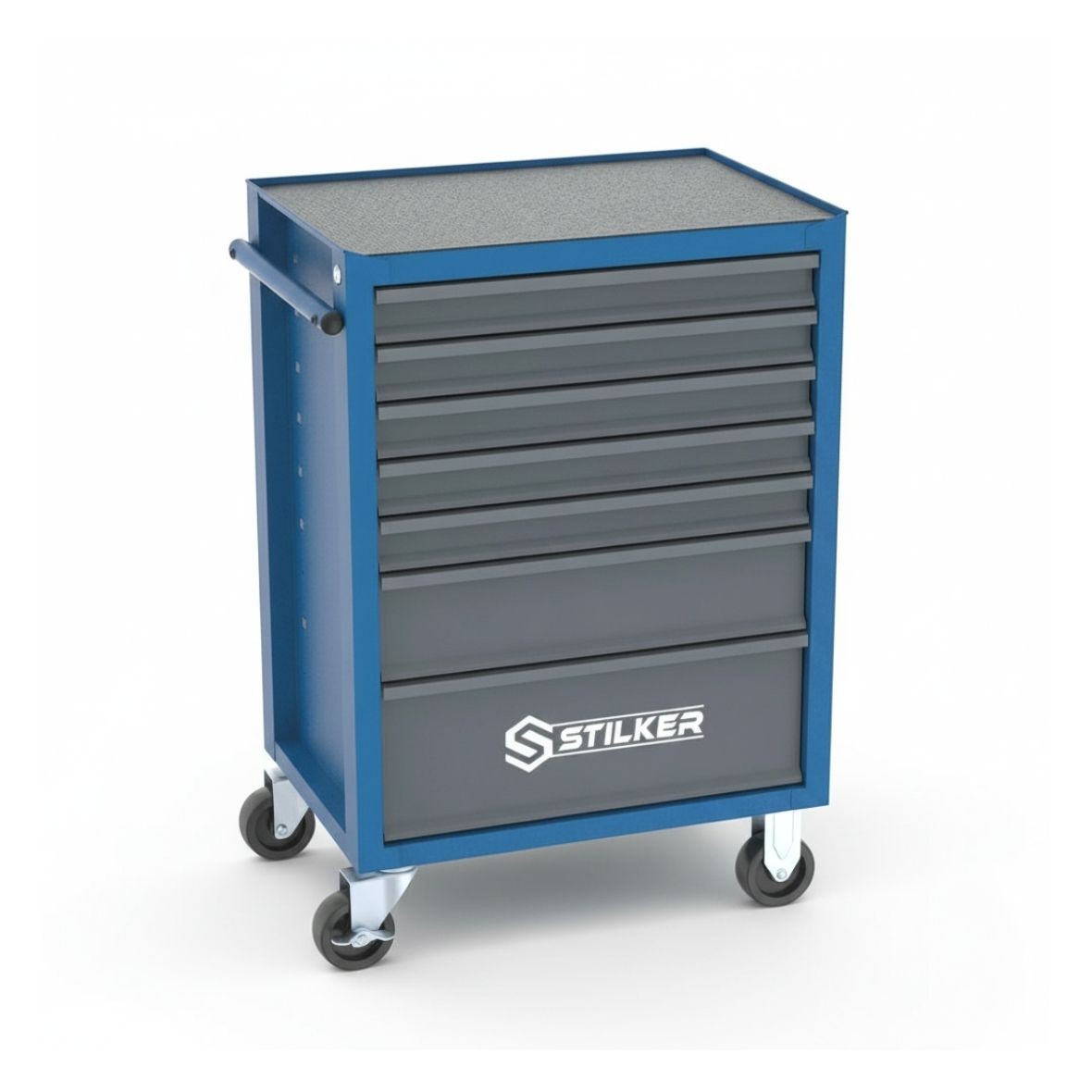 CARRO DE TALLER 7 CAJONES AZUL/GRIS 675X450X900MM VACIO