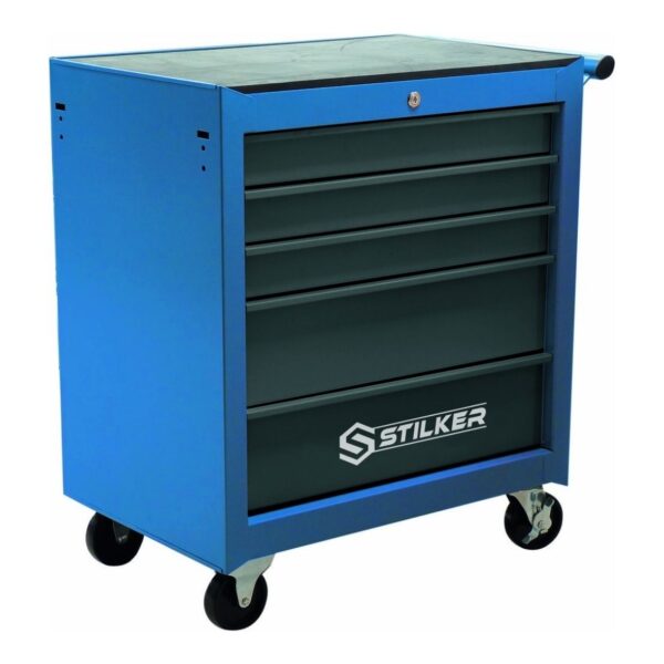 CARRO DE TALLER DE 5 CAJONES CON 130 HERRAMIENTAS-MODULOS DE ESPUMA