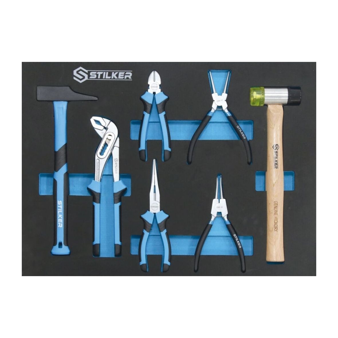 MUEBLE DE TALLER DE 4 UNIDADES CON TAPA DE MADERA 25MM -147 HERRAMIENTAS - Imagen 6