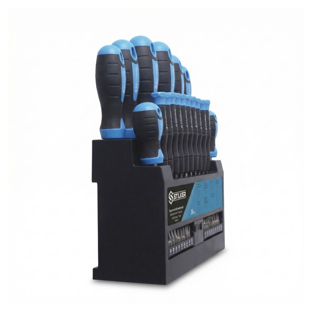 DESTORNILLADORES Y PUNTAS- EXPOSITOR 36 PIEZAS - Imagen 2