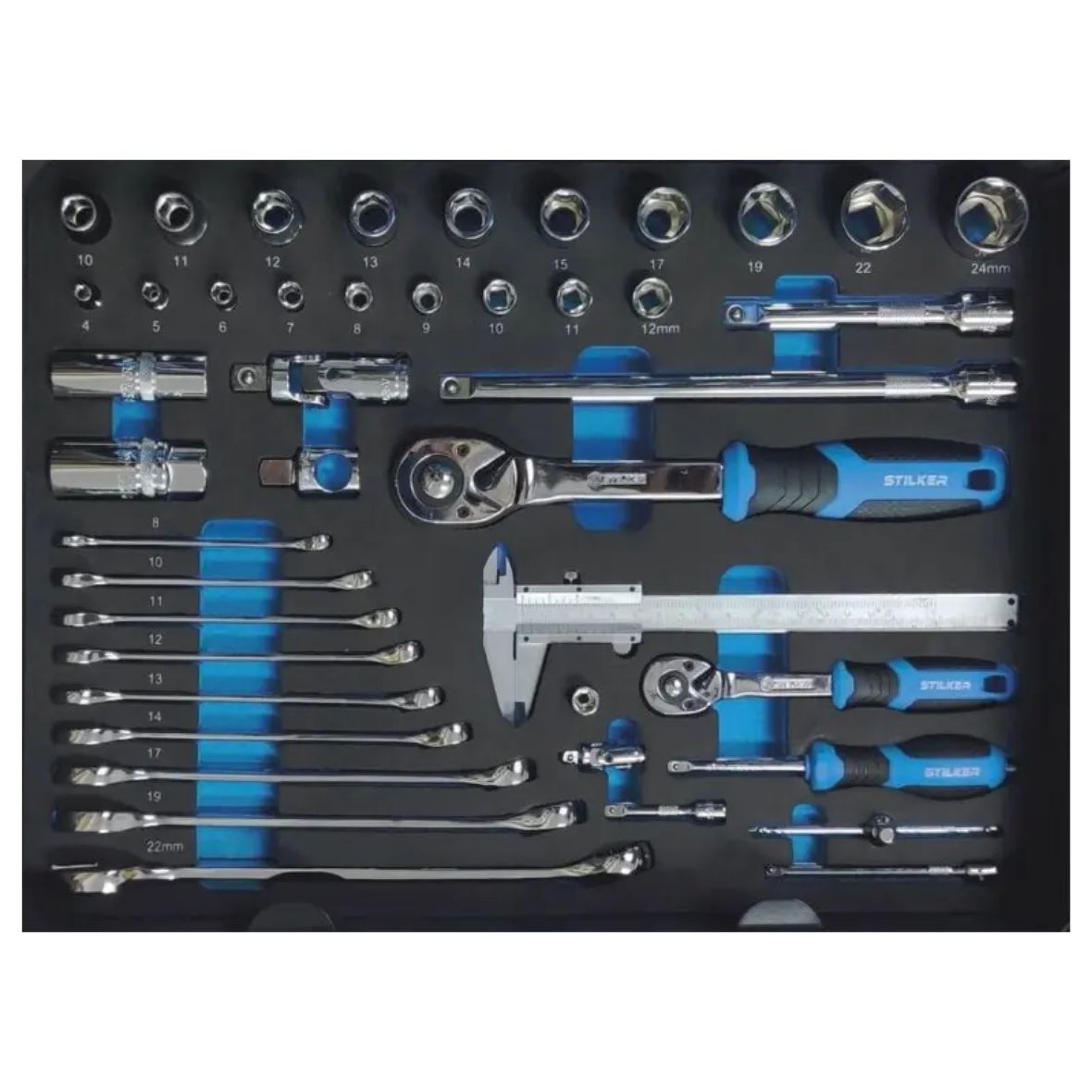 KIT DE HERRAMIENTAS – 133 PIEZAS DE 1/4" A 1/2" - Imagen 6