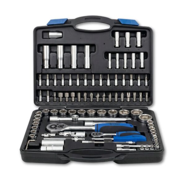 JUEGO DE LLAVES DE VASO DE 1/4" Y 1/2"-93 PIEZAS