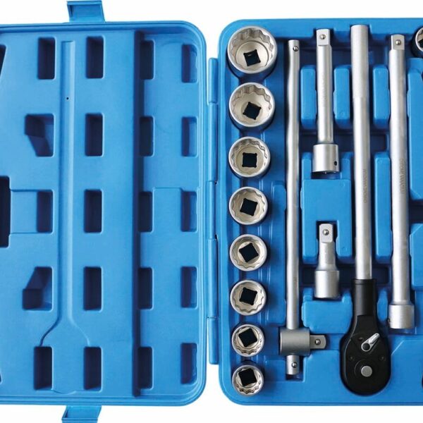 JUEGO DE VASOS DE 12 PUNTAS 3/4"-21 PIEZAS