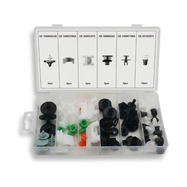 CLIPS DE MONTAJE DE PVC PARA AUDI-JUEGO DE 31 PIEZAS