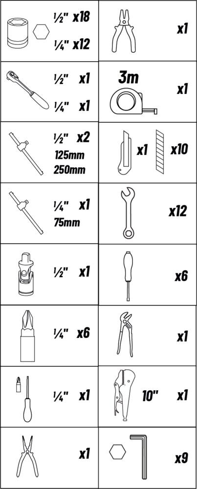 CAJA DE HERRAMIENTAS 85 PIEZAS - Imagen 5