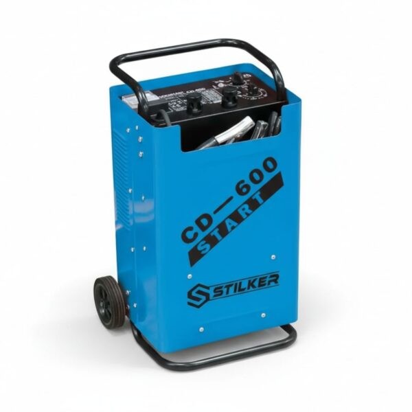 CARGADOR/ARRANCADOR CON RUEDAS DE 12/24V,1500W Y 60A-CD600