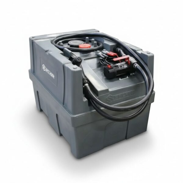 DEPOSITO DE COMBUSTIBLE DIESEL PE 200L CON KIT DE BOMBA DIESEL DE 12V Y 40L/MIN